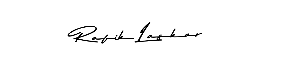 The best way (Asem Kandis PERSONAL USE) to make a short signature is to pick only two or three words in your name. The name Rafik Laskar include a total of six letters. For converting this name. Rafik Laskar signature style 9 images and pictures png