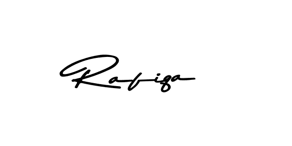 Create a beautiful signature design for name Rafiqa. With this signature (Asem Kandis PERSONAL USE) fonts, you can make a handwritten signature for free. Rafiqa signature style 9 images and pictures png