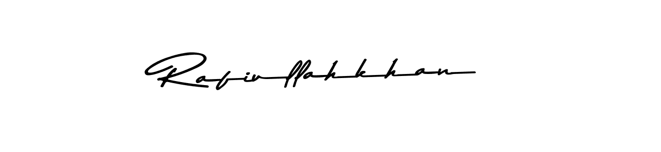 Design your own signature with our free online signature maker. With this signature software, you can create a handwritten (Asem Kandis PERSONAL USE) signature for name Rafiullahkhan. Rafiullahkhan signature style 9 images and pictures png