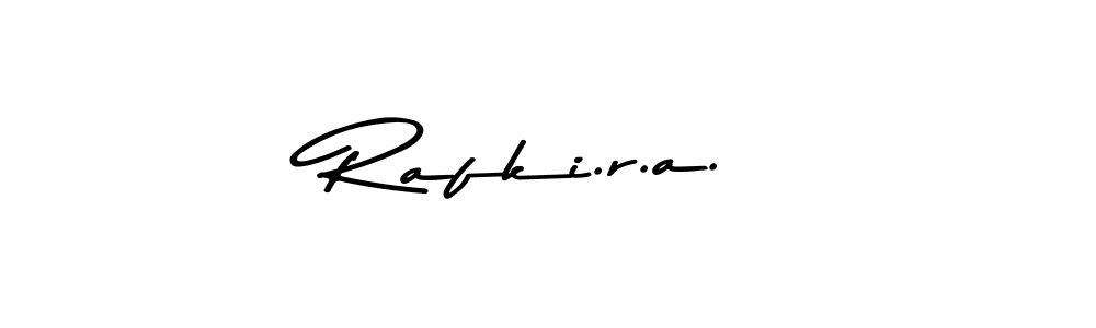 Use a signature maker to create a handwritten signature online. With this signature software, you can design (Asem Kandis PERSONAL USE) your own signature for name Rafki.r.a.. Rafki.r.a. signature style 9 images and pictures png