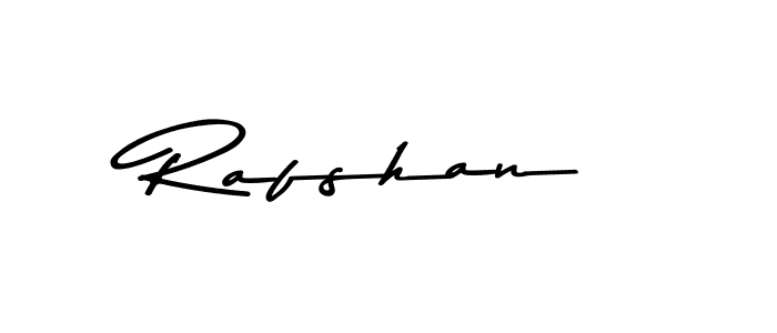How to make Rafshan name signature. Use Asem Kandis PERSONAL USE style for creating short signs online. This is the latest handwritten sign. Rafshan signature style 9 images and pictures png