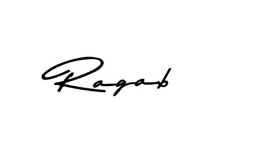 if you are searching for the best signature style for your name Ragab. so please give up your signature search. here we have designed multiple signature styles  using Asem Kandis PERSONAL USE. Ragab signature style 9 images and pictures png