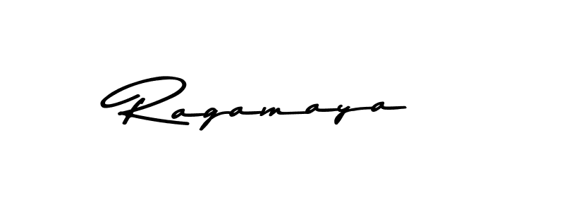 Use a signature maker to create a handwritten signature online. With this signature software, you can design (Asem Kandis PERSONAL USE) your own signature for name Ragamaya. Ragamaya signature style 9 images and pictures png