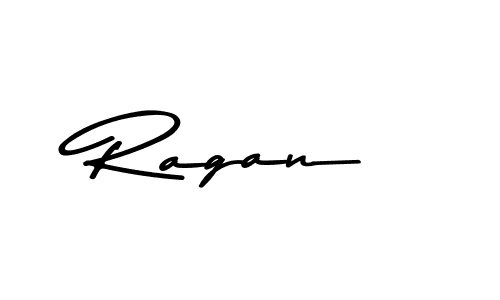 Design your own signature with our free online signature maker. With this signature software, you can create a handwritten (Asem Kandis PERSONAL USE) signature for name Ragan. Ragan signature style 9 images and pictures png