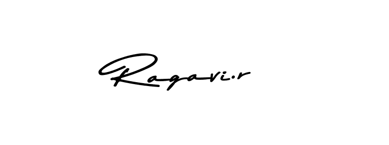 Ragavi.r stylish signature style. Best Handwritten Sign (Asem Kandis PERSONAL USE) for my name. Handwritten Signature Collection Ideas for my name Ragavi.r. Ragavi.r signature style 9 images and pictures png