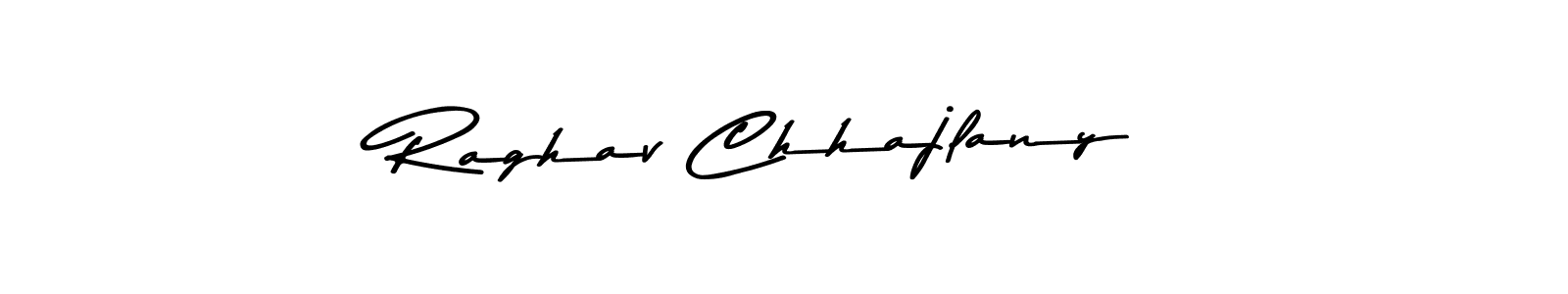 Raghav Chhajlany stylish signature style. Best Handwritten Sign (Asem Kandis PERSONAL USE) for my name. Handwritten Signature Collection Ideas for my name Raghav Chhajlany. Raghav Chhajlany signature style 9 images and pictures png