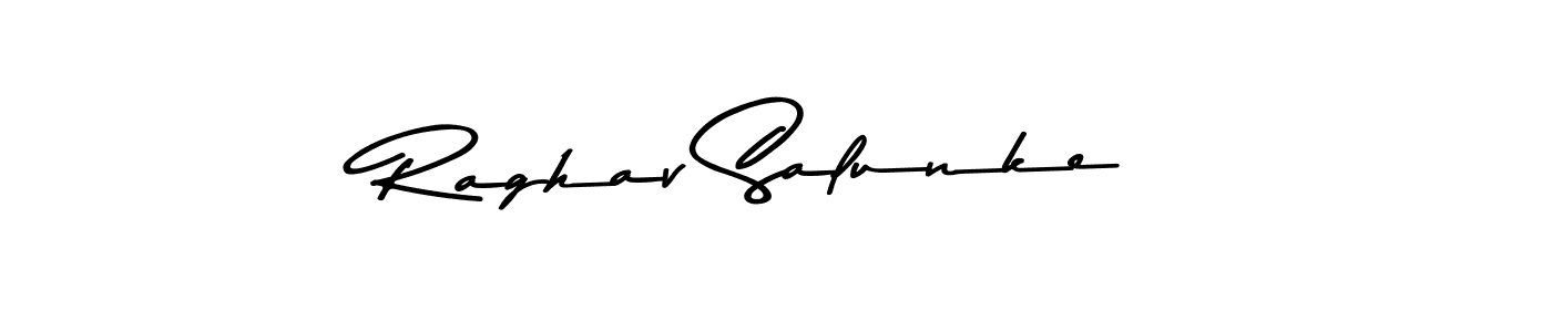 if you are searching for the best signature style for your name Raghav Salunke. so please give up your signature search. here we have designed multiple signature styles  using Asem Kandis PERSONAL USE. Raghav Salunke signature style 9 images and pictures png