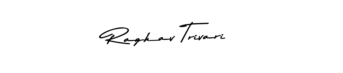 Use a signature maker to create a handwritten signature online. With this signature software, you can design (Asem Kandis PERSONAL USE) your own signature for name Raghav Trivari. Raghav Trivari signature style 9 images and pictures png