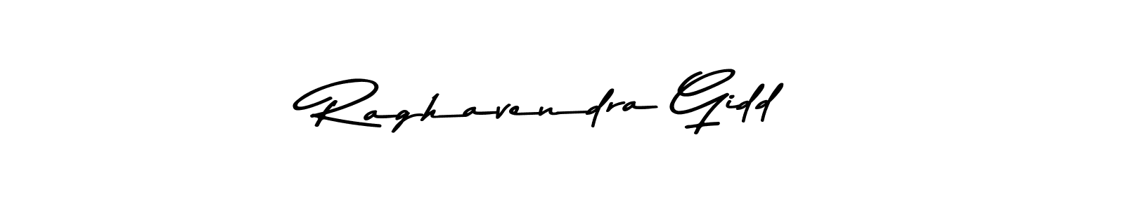 This is the best signature style for the Raghavendra Gidd name. Also you like these signature font (Asem Kandis PERSONAL USE). Mix name signature. Raghavendra Gidd signature style 9 images and pictures png