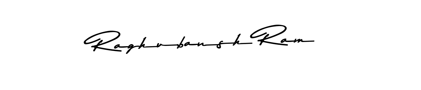 Raghubansh Ram stylish signature style. Best Handwritten Sign (Asem Kandis PERSONAL USE) for my name. Handwritten Signature Collection Ideas for my name Raghubansh Ram. Raghubansh Ram signature style 9 images and pictures png
