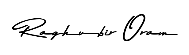 Generate high-definition signature styles for Raghubir Oram. The Asem Kandis PERSONAL USE typeface ensures crisp legibility and sophisticated design. Raghubir Oram signature style 9 images and pictures png