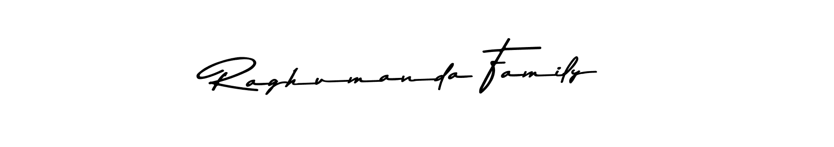 Use a signature maker to create a handwritten signature online. With this signature software, you can design (Asem Kandis PERSONAL USE) your own signature for name Raghumanda Family. Raghumanda Family signature style 9 images and pictures png