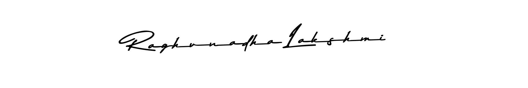 Make a beautiful signature design for name Raghunadha Lakshmi. With this signature (Asem Kandis PERSONAL USE) style, you can create a handwritten signature for free. Raghunadha Lakshmi signature style 9 images and pictures png