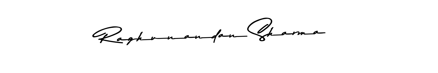 Asem Kandis PERSONAL USE is a professional signature style that is perfect for those who want to add a touch of class to their signature. It is also a great choice for those who want to make their signature more unique. Get Raghunandan Sharma name to fancy signature for free. Raghunandan Sharma signature style 9 images and pictures png
