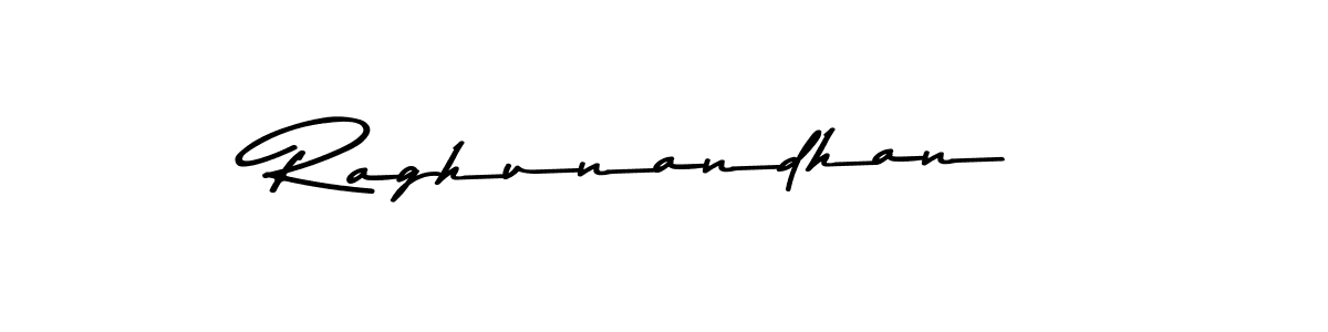 Make a beautiful signature design for name Raghunandhan. With this signature (Asem Kandis PERSONAL USE) style, you can create a handwritten signature for free. Raghunandhan signature style 9 images and pictures png