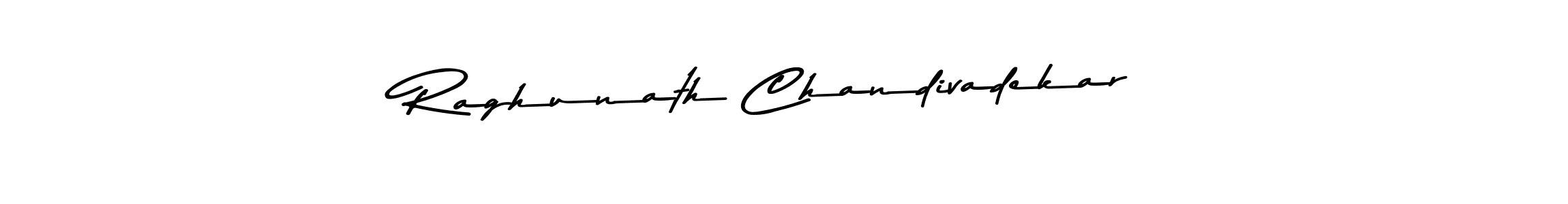 How to make Raghunath Chandivadekar signature? Asem Kandis PERSONAL USE is a professional autograph style. Create handwritten signature for Raghunath Chandivadekar name. Raghunath Chandivadekar signature style 9 images and pictures png