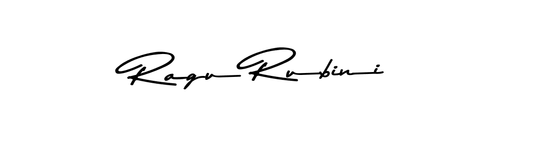 Asem Kandis PERSONAL USE is a professional signature style that is perfect for those who want to add a touch of class to their signature. It is also a great choice for those who want to make their signature more unique. Get Ragu Rubini name to fancy signature for free. Ragu Rubini signature style 9 images and pictures png