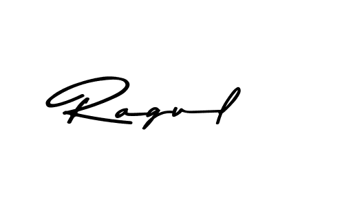 Make a beautiful signature design for name Ragul. With this signature (Asem Kandis PERSONAL USE) style, you can create a handwritten signature for free. Ragul signature style 9 images and pictures png