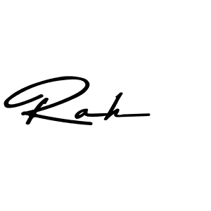 You should practise on your own different ways (Asem Kandis PERSONAL USE) to write your name (Rah) in signature. don't let someone else do it for you. Rah signature style 9 images and pictures png