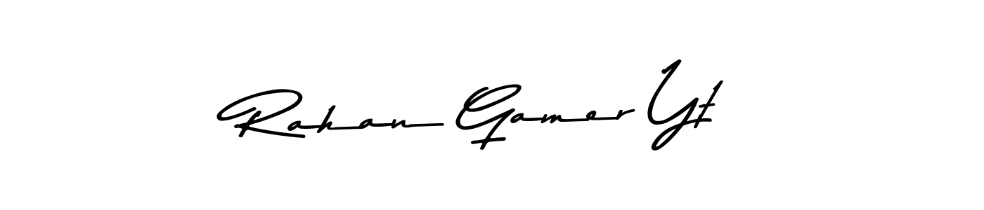 How to make Rahan Gamer Yt signature? Asem Kandis PERSONAL USE is a professional autograph style. Create handwritten signature for Rahan Gamer Yt name. Rahan Gamer Yt signature style 9 images and pictures png