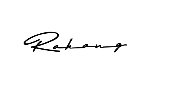 Make a beautiful signature design for name Rahang. With this signature (Asem Kandis PERSONAL USE) style, you can create a handwritten signature for free. Rahang signature style 9 images and pictures png