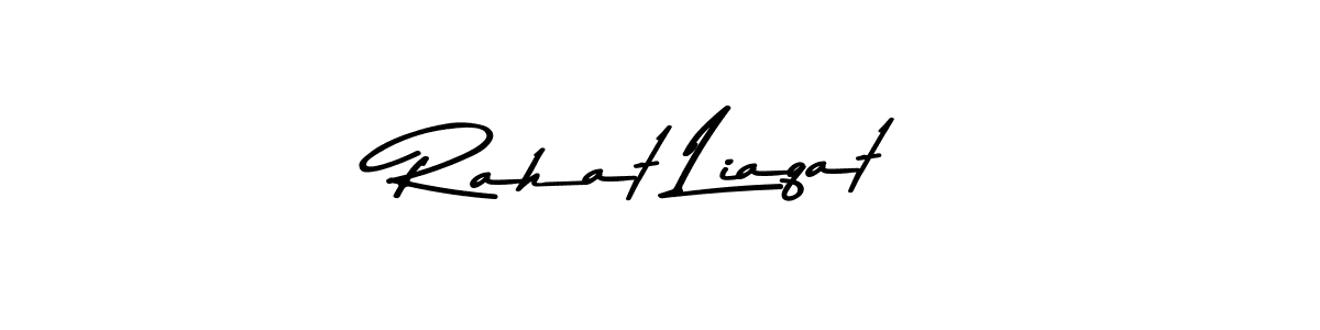 Asem Kandis PERSONAL USE is a professional signature style that is perfect for those who want to add a touch of class to their signature. It is also a great choice for those who want to make their signature more unique. Get Rahat Liaqat name to fancy signature for free. Rahat Liaqat signature style 9 images and pictures png