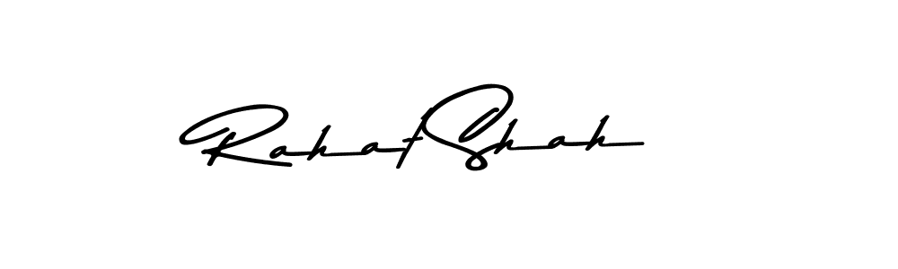 Create a beautiful signature design for name Rahat Shah. With this signature (Asem Kandis PERSONAL USE) fonts, you can make a handwritten signature for free. Rahat Shah signature style 9 images and pictures png