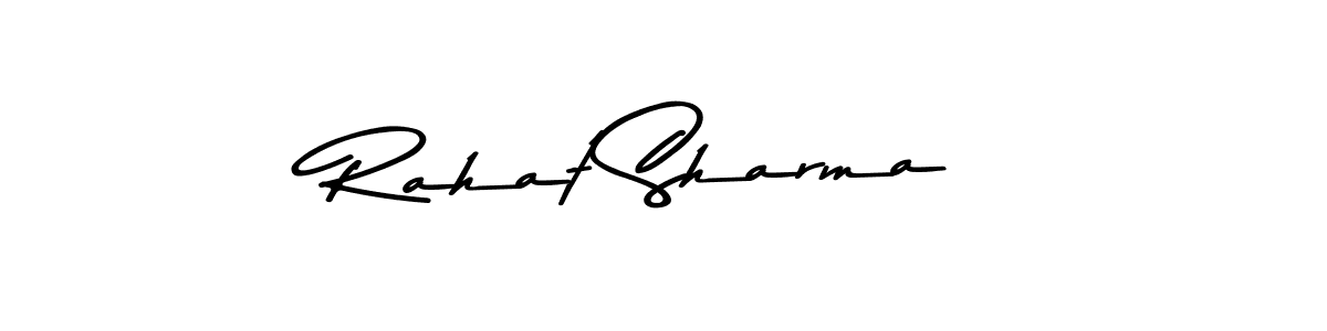 How to make Rahat Sharma signature? Asem Kandis PERSONAL USE is a professional autograph style. Create handwritten signature for Rahat Sharma name. Rahat Sharma signature style 9 images and pictures png