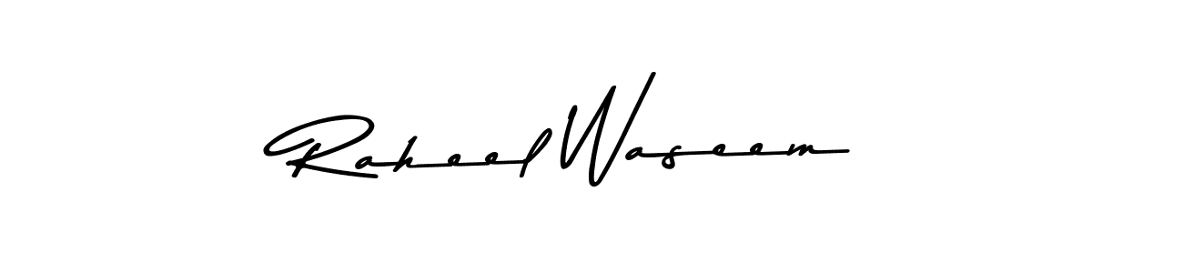 You can use this online signature creator to create a handwritten signature for the name Raheel Waseem. This is the best online autograph maker. Raheel Waseem signature style 9 images and pictures png