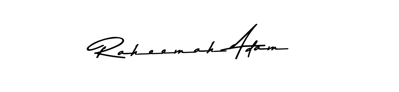 Asem Kandis PERSONAL USE is a professional signature style that is perfect for those who want to add a touch of class to their signature. It is also a great choice for those who want to make their signature more unique. Get Raheemah Adam name to fancy signature for free. Raheemah Adam signature style 9 images and pictures png