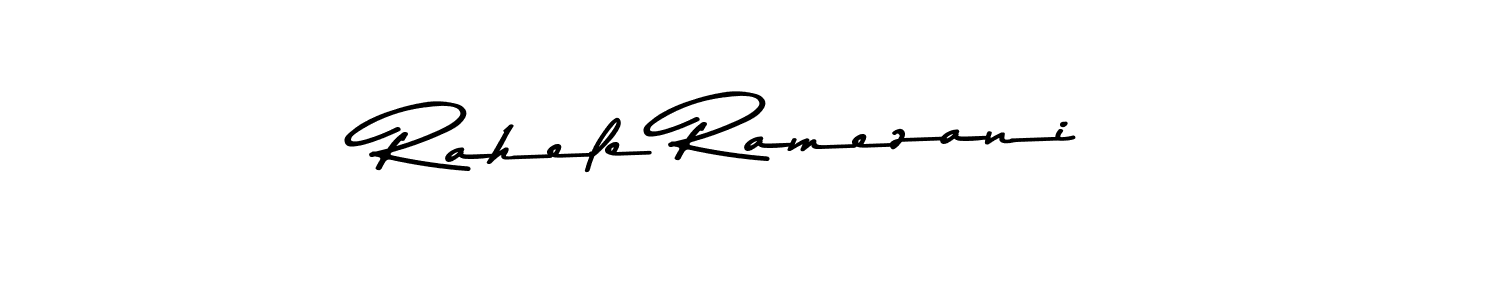 Similarly Asem Kandis PERSONAL USE is the best handwritten signature design. Signature creator online .You can use it as an online autograph creator for name Rahele Ramezani. Rahele Ramezani signature style 9 images and pictures png