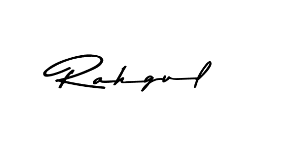 The best way (Asem Kandis PERSONAL USE) to make a short signature is to pick only two or three words in your name. The name Rahgul include a total of six letters. For converting this name. Rahgul signature style 9 images and pictures png