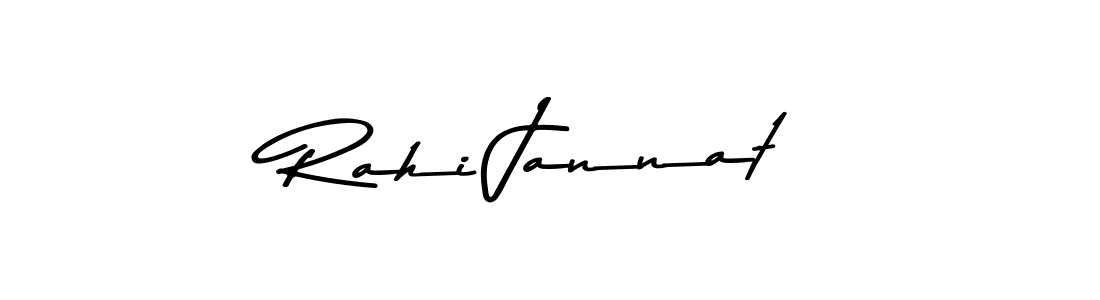 How to make Rahi Jannat signature? Asem Kandis PERSONAL USE is a professional autograph style. Create handwritten signature for Rahi Jannat name. Rahi Jannat signature style 9 images and pictures png