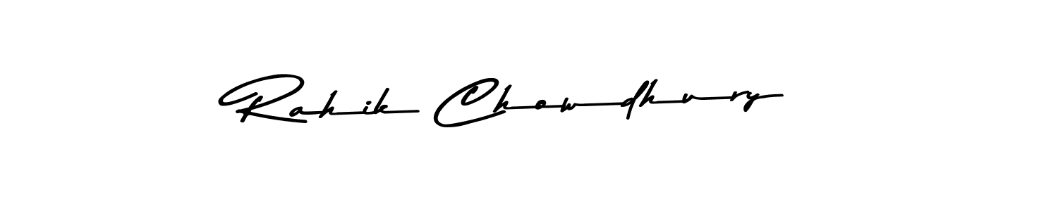 Also we have Rahik Chowdhury name is the best signature style. Create professional handwritten signature collection using Asem Kandis PERSONAL USE autograph style. Rahik Chowdhury signature style 9 images and pictures png