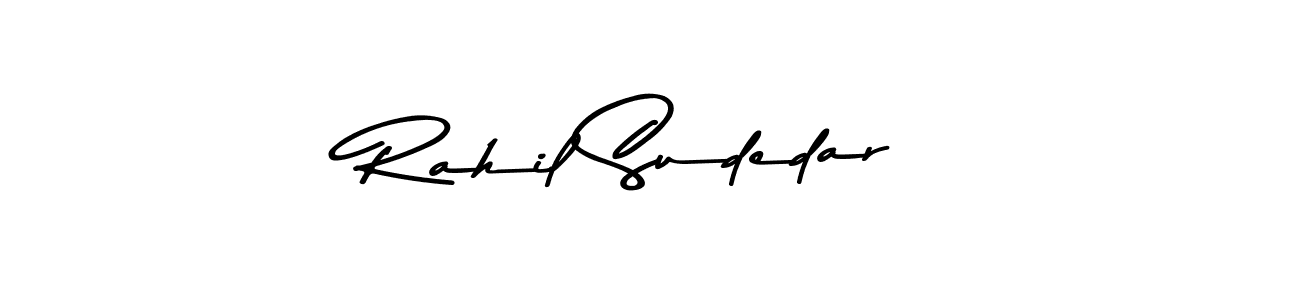 Make a beautiful signature design for name Rahil Sudedar. Use this online signature maker to create a handwritten signature for free. Rahil Sudedar signature style 9 images and pictures png