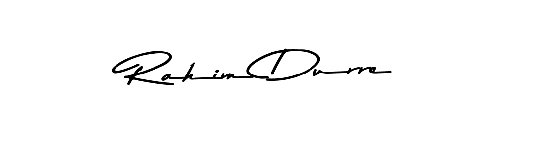 How to make Rahim Durre signature? Asem Kandis PERSONAL USE is a professional autograph style. Create handwritten signature for Rahim Durre name. Rahim Durre signature style 9 images and pictures png