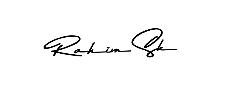 Create a beautiful signature design for name Rahim Sk. With this signature (Asem Kandis PERSONAL USE) fonts, you can make a handwritten signature for free. Rahim Sk signature style 9 images and pictures png