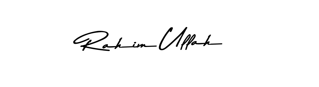 Use a signature maker to create a handwritten signature online. With this signature software, you can design (Asem Kandis PERSONAL USE) your own signature for name Rahim Ullah. Rahim Ullah signature style 9 images and pictures png