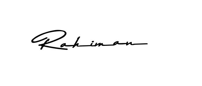 if you are searching for the best signature style for your name Rahiman. so please give up your signature search. here we have designed multiple signature styles  using Asem Kandis PERSONAL USE. Rahiman signature style 9 images and pictures png