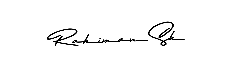 Use a signature maker to create a handwritten signature online. With this signature software, you can design (Asem Kandis PERSONAL USE) your own signature for name Rahiman Sk. Rahiman Sk signature style 9 images and pictures png