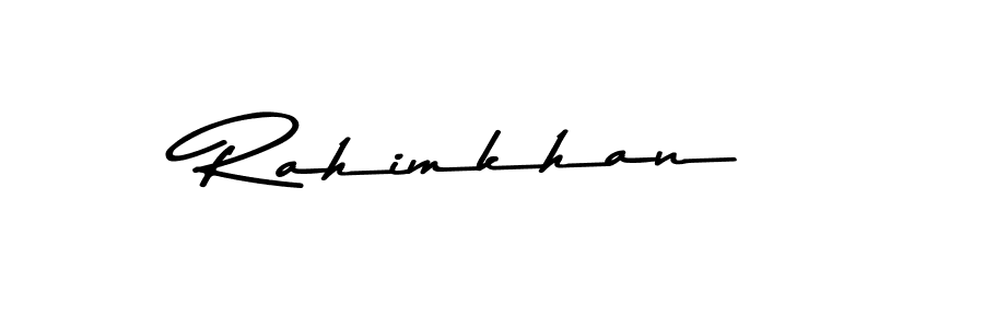 This is the best signature style for the Rahimkhan name. Also you like these signature font (Asem Kandis PERSONAL USE). Mix name signature. Rahimkhan signature style 9 images and pictures png