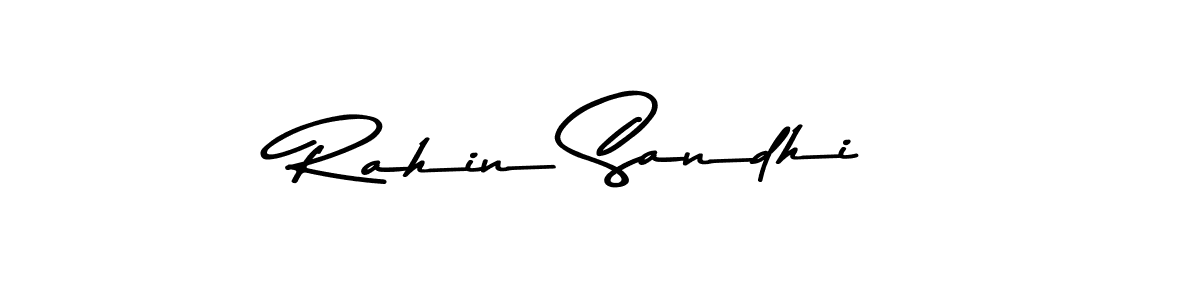 Similarly Asem Kandis PERSONAL USE is the best handwritten signature design. Signature creator online .You can use it as an online autograph creator for name Rahin Sandhi. Rahin Sandhi signature style 9 images and pictures png