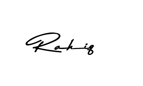 Also You can easily find your signature by using the search form. We will create Rahiq name handwritten signature images for you free of cost using Asem Kandis PERSONAL USE sign style. Rahiq signature style 9 images and pictures png