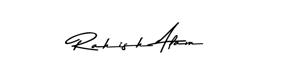 Design your own signature with our free online signature maker. With this signature software, you can create a handwritten (Asem Kandis PERSONAL USE) signature for name Rahish Alam. Rahish Alam signature style 9 images and pictures png