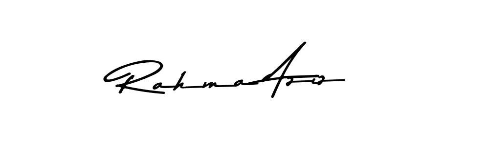 if you are searching for the best signature style for your name Rahma Aziz. so please give up your signature search. here we have designed multiple signature styles  using Asem Kandis PERSONAL USE. Rahma Aziz signature style 9 images and pictures png
