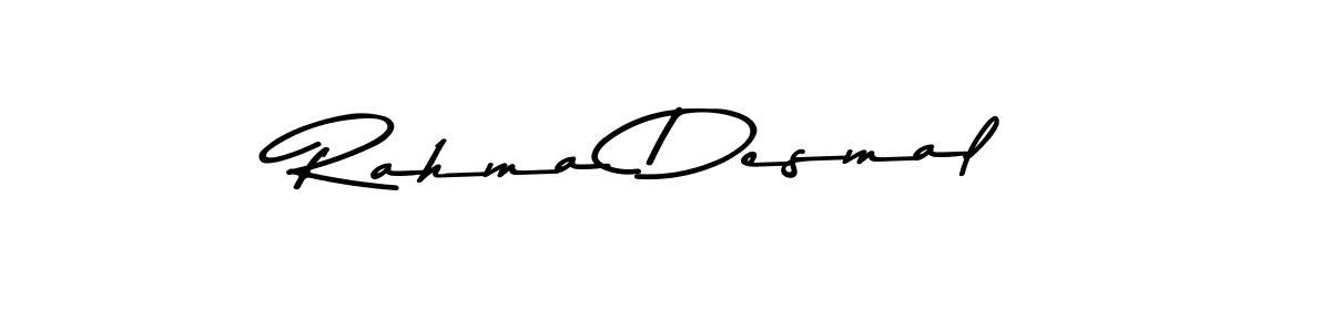 It looks lik you need a new signature style for name Rahma Desmal. Design unique handwritten (Asem Kandis PERSONAL USE) signature with our free signature maker in just a few clicks. Rahma Desmal signature style 9 images and pictures png