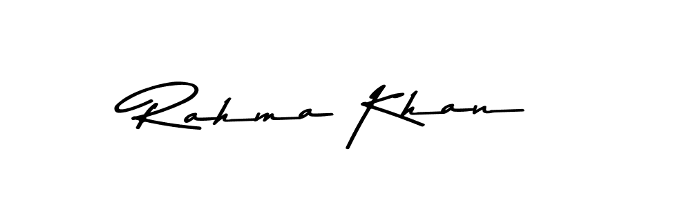 Use a signature maker to create a handwritten signature online. With this signature software, you can design (Asem Kandis PERSONAL USE) your own signature for name Rahma Khan. Rahma Khan signature style 9 images and pictures png