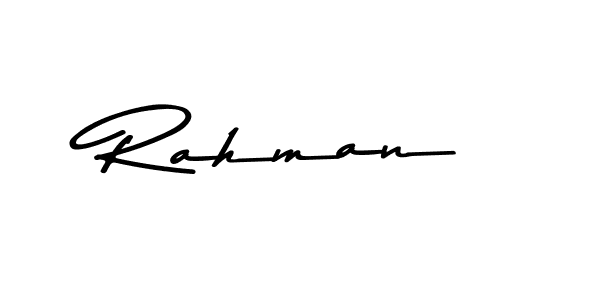 Create a beautiful signature design for name Rahman. With this signature (Asem Kandis PERSONAL USE) fonts, you can make a handwritten signature for free. Rahman signature style 9 images and pictures png