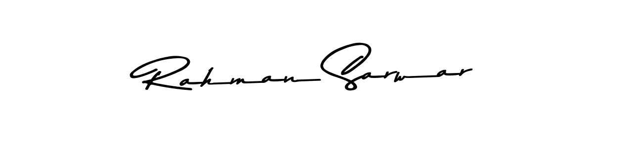 The best way (Asem Kandis PERSONAL USE) to make a short signature is to pick only two or three words in your name. The name Rahman Sarwar include a total of six letters. For converting this name. Rahman Sarwar signature style 9 images and pictures png