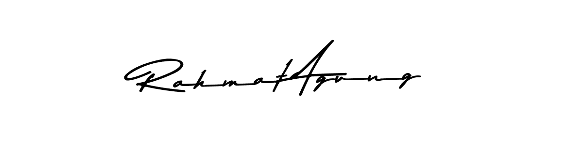 Use a signature maker to create a handwritten signature online. With this signature software, you can design (Asem Kandis PERSONAL USE) your own signature for name Rahmat Agung. Rahmat Agung signature style 9 images and pictures png